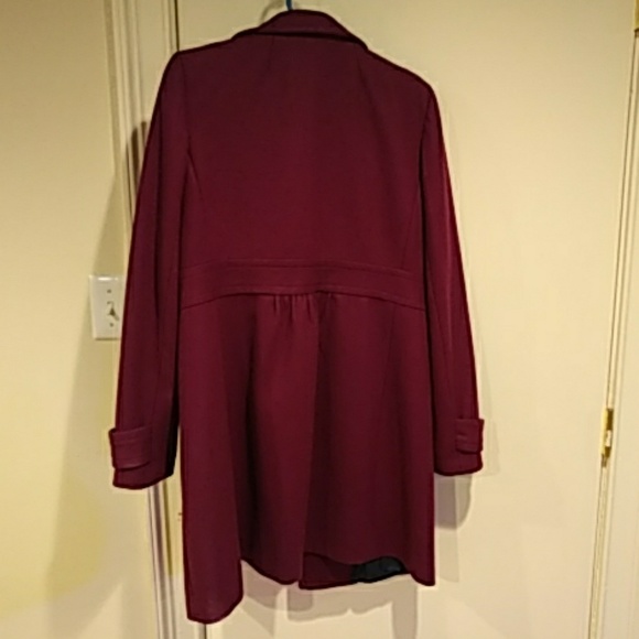 J Crew Wool Purple Winter Coat - Picture 4 of 4